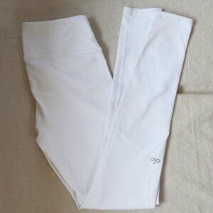 Alo Women XS white high waist leggings RN 87370